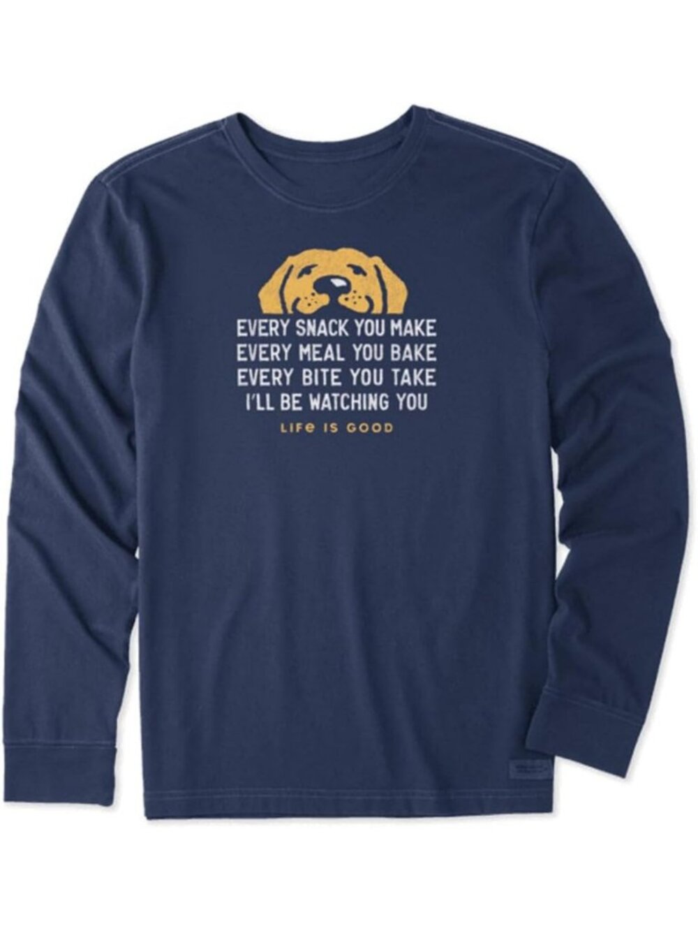 Men's Long Sleeve Graphic Tee - "I'll Be Watching You" - Casual Comfort Top